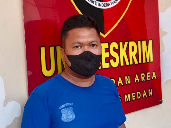 Ini Tampang Pelaku Penganiayaan Warga Tegal Sari Medan, Dibekuk Polisi di Rumahnya