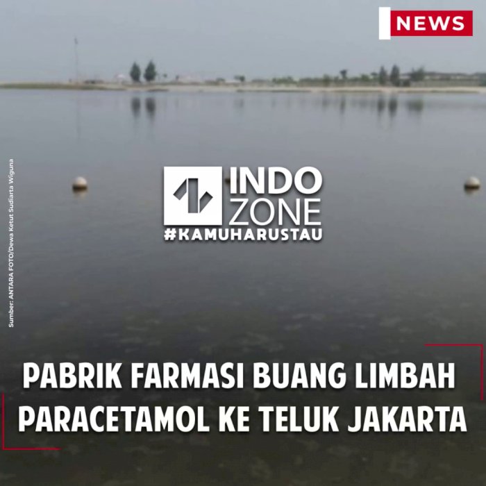 Pabrik Farmasi Buang Limbah Paracetamol ke Teluk Jakarta