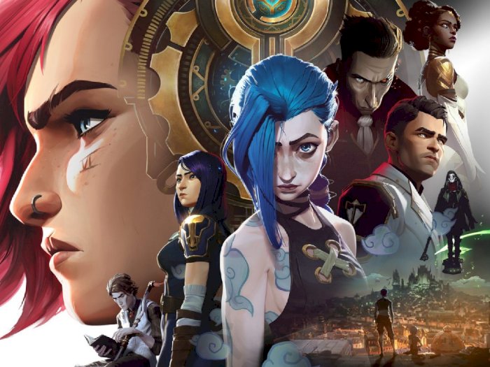 Arcane Besutan Riot Games Sukses Jadi Serial TV Netflix Nomor Satu di 38 Negara!