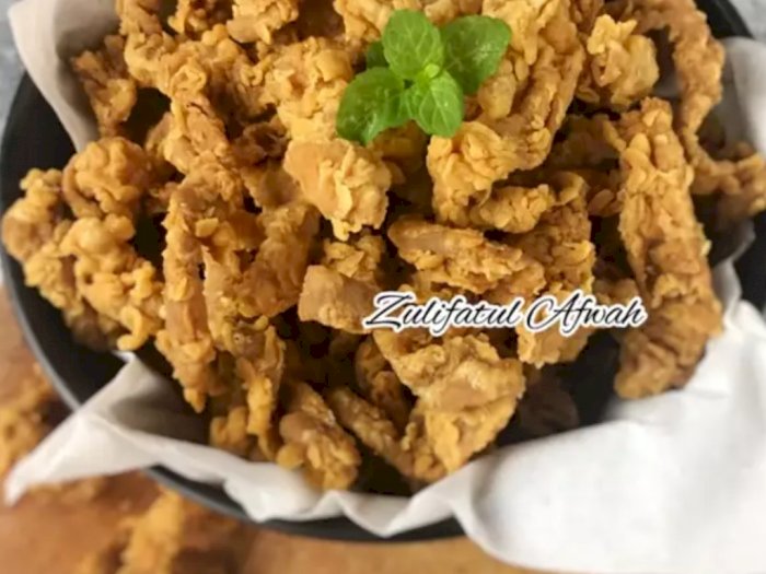 Nikmat dan Renyahnya Usus Ayam Krispy, Bisa Jadi Ide Jualan Juga Nih