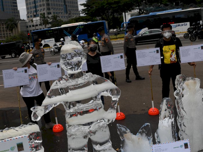 Aksi Perubahan Iklim di Jakarta, Berikut Foto-fotonya