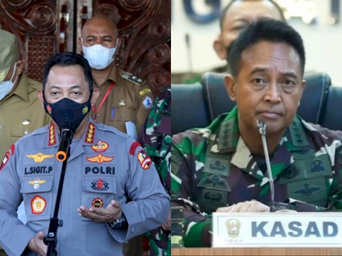 Kapolri Ucapkan Selamat ke Jenderal Andika Perkasa:  Semoga TNI-Polri Terus Harmonis