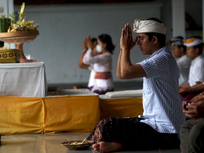 Persembahyangan Galungan di Yogyakarta, Berikut Foto-fotonya
