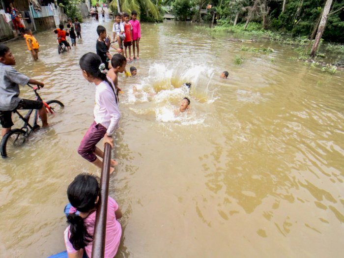 Banjir Luapan Sungai di Aceh Utara, Berikut Foto-fotonya