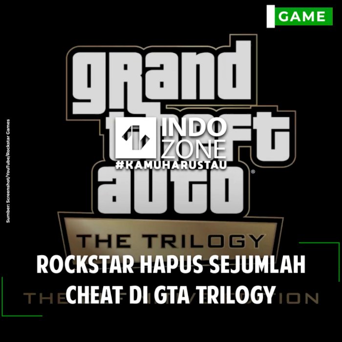 Rockstar Hapus Sejumlah Cheat di GTA Trilogy