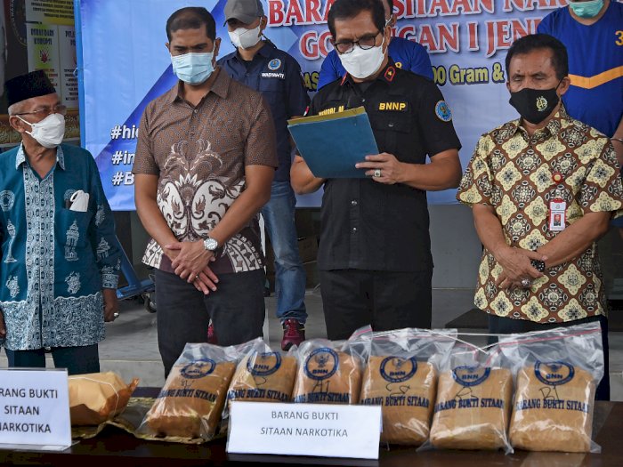 BNN Banten Gagalkan Penyelundupan 6 Kg Sabu, Berikut Foto-fotonya