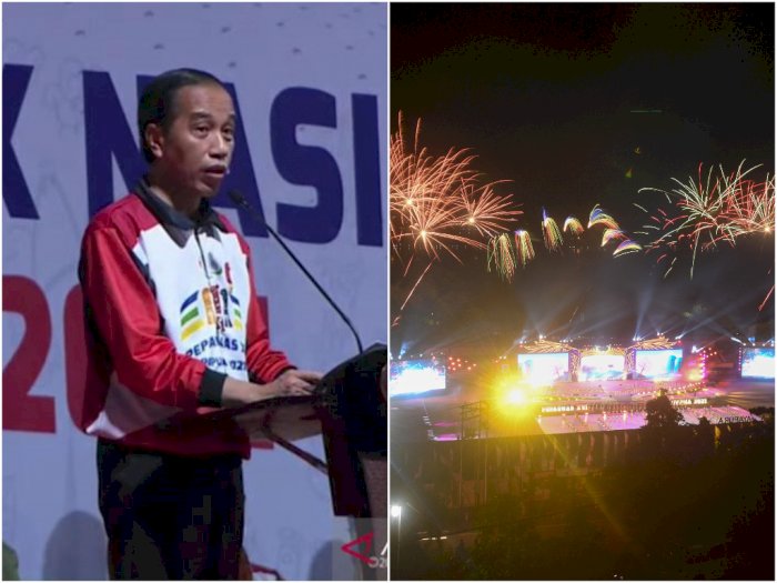 Presiden Jokowi Resmi Tutup Pekan Paralimpik Nasional XVI Papua