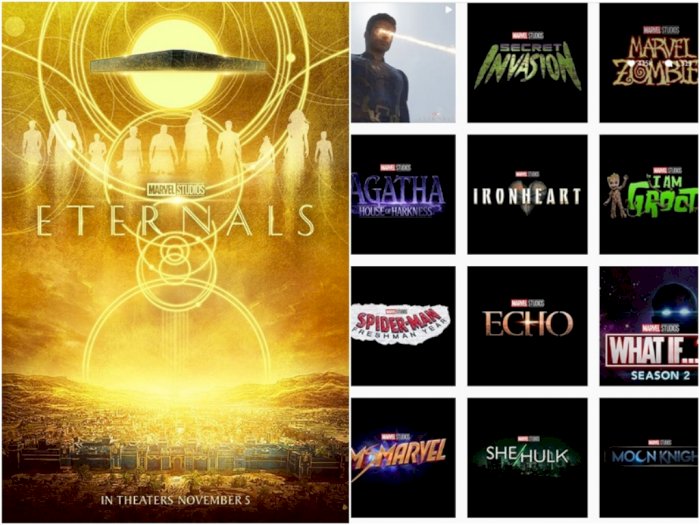 Sukses dengan 'Eternals', Marvel Studio Umumkan 11 Film Terbarunya yang Bakal Tayang!