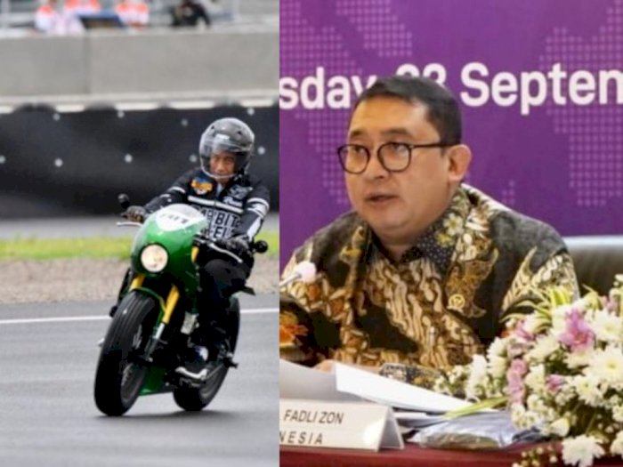 Jokowi Motoran di Sirkuit Mandalika, Fadli Zon: Kapan ke Sintang?