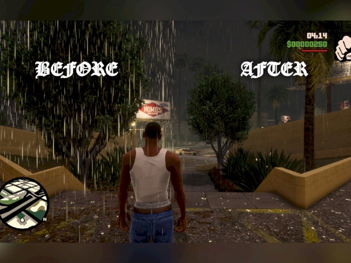 Modder Ini Perbaiki Masalah Hujan Terlalu Deras di GTA Trilogy, Rockstar Kemana?