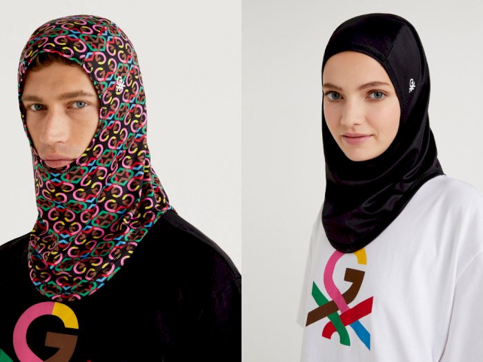 Benetton Luncurkan Koleksi Hijab Unisex Baru Bersama Rapper Ghali