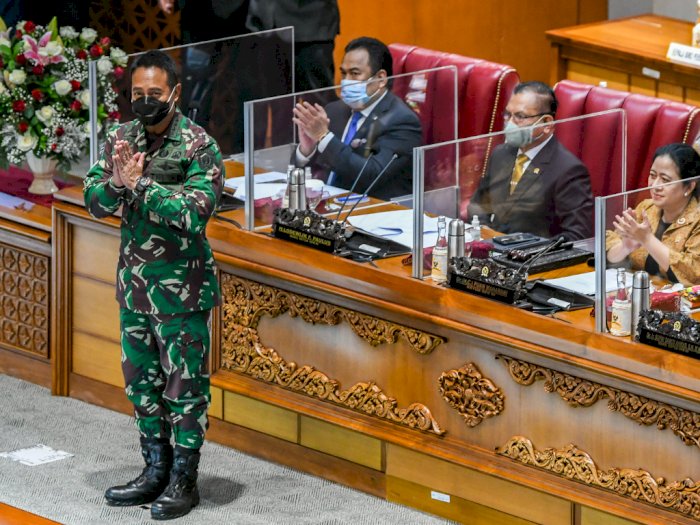 Pesan Ketua DPR ke Andika Perkasa Usai Resmi Jabat Panglima TNI