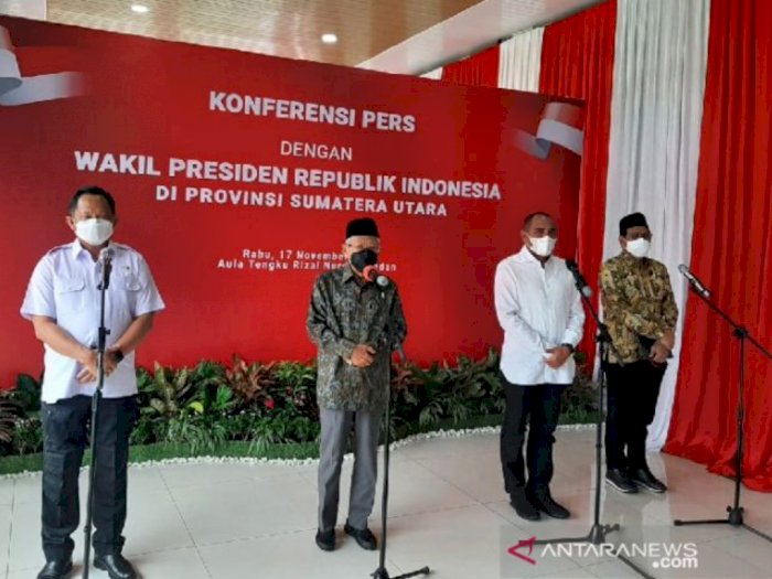 Kunjungi Medan, Wapres Ma'ruf Minta Pemerintah Daerah Siaga Mitigasi Bencana