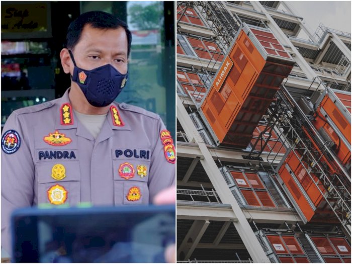 Lift Pembangunan Apartemen di Lampung Terjatuh ke Lantai Dasar, Korban Jalani Perawatan