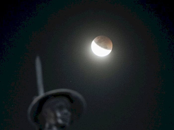 Gerhana Bulan Sebagian Terjadi 19 November, Berikut  Daerah yang Bisa Menyaksikan
