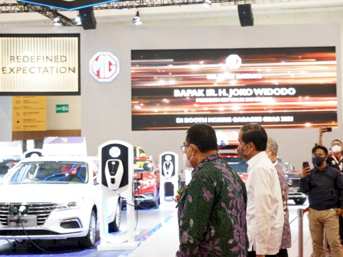Presiden Jokowi Sempat Lirik Mobil Wagon Listrik MG