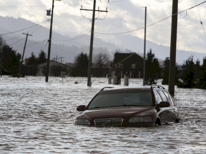 Badai Hujan Menyebabkan Banjir dan Tanah Longsor di Kanada, Ini Foto-fotonya