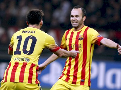 Joan Laporta Beri Bocoran Lionel Messi dan Andres Iniesta Kembali ke Barcelona
