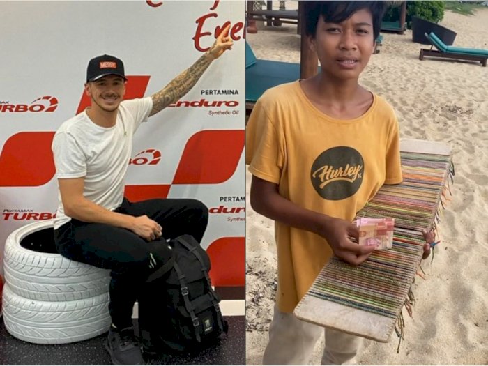 Kisah Pembalap Scott Redding Bagi-bagi Uang ke Bocah Lombok, Alasannya Bikin Haru