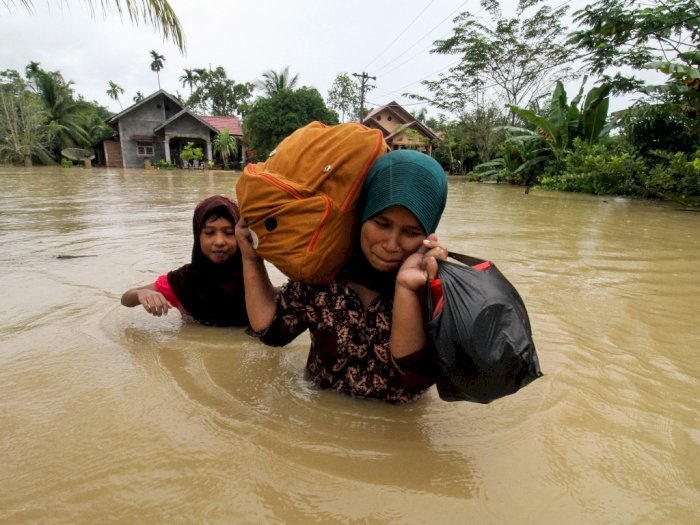 Banjir Luapan Sungai di Aceh, Berikut Foto-fotonya