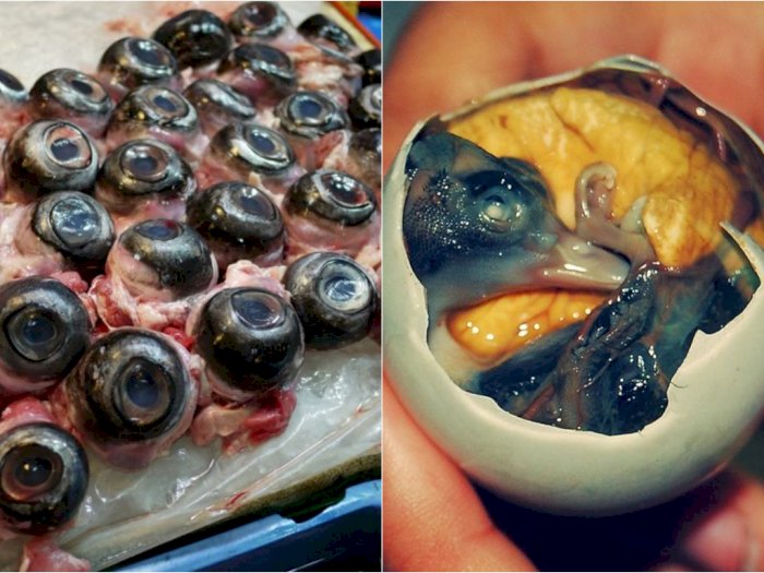 Sederet Makanan Aneh di Dunia, Mulai dari Bola Mata Ikan Tuna Hingga Telur Berembrio