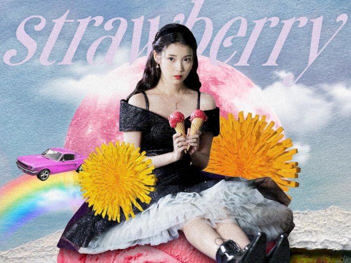 IU Sabet Trofi Keempat untuk Single 'Strawberry Moon' di Inkigayo