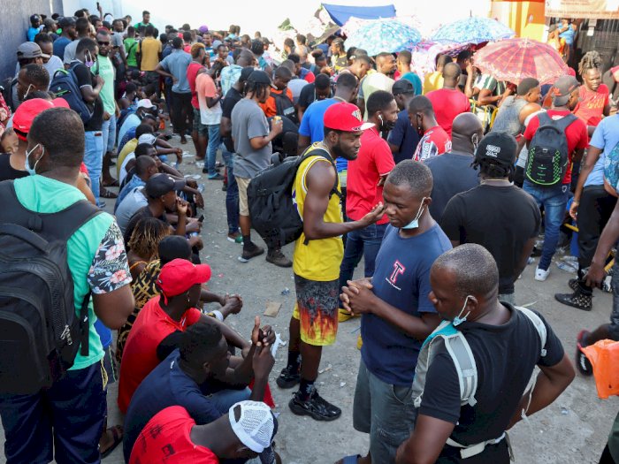 FOTO: Ribuan Migran Haiti Mengajukan Visa Kemanusiaan di Tapachula, Meksiko