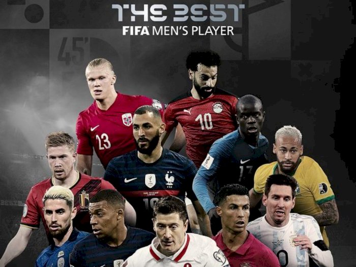 Daftar Nominasi Pemain Terbaik FIFA 2021: Mulai dari Ronaldo, Messi, Hingga Mo Salah