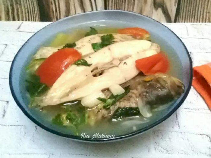 Cara Mudah Membuat Sup Ikan Gurame Kuah Bening Untuk Menu Siang Ini