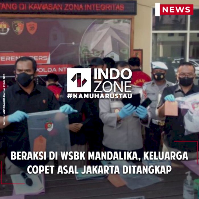Beraksi di WSBK Mandalika, Keluarga Copet Asal Jakarta Ditangkap