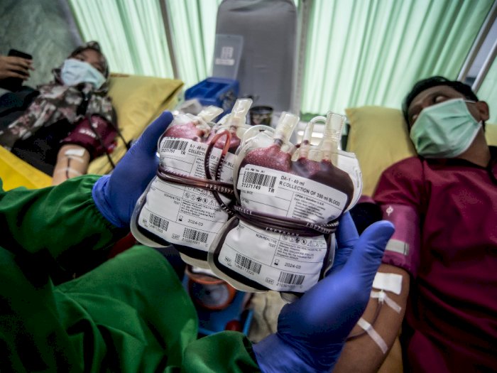 Aksi Donor Darah HUT Korpri Ke-50 di DPR, Berikut Foto-fotonya