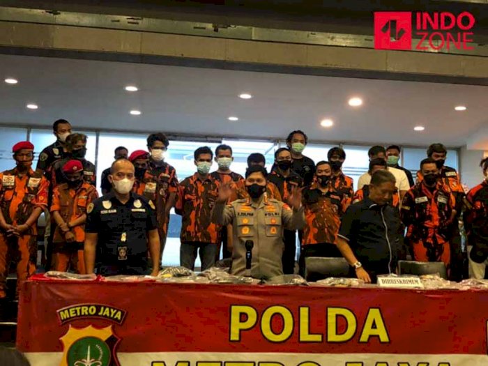 Ricuh Demo, Polda Metro  Amankan 21 Anggota Pemuda Pancasila, 15 Jadi Tersangka