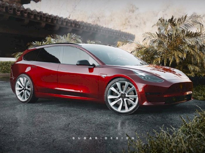 Begini Konsep Tesla Model 3 Jika Hadir Sebagai Mobil Wagon yang Lebih Luas!