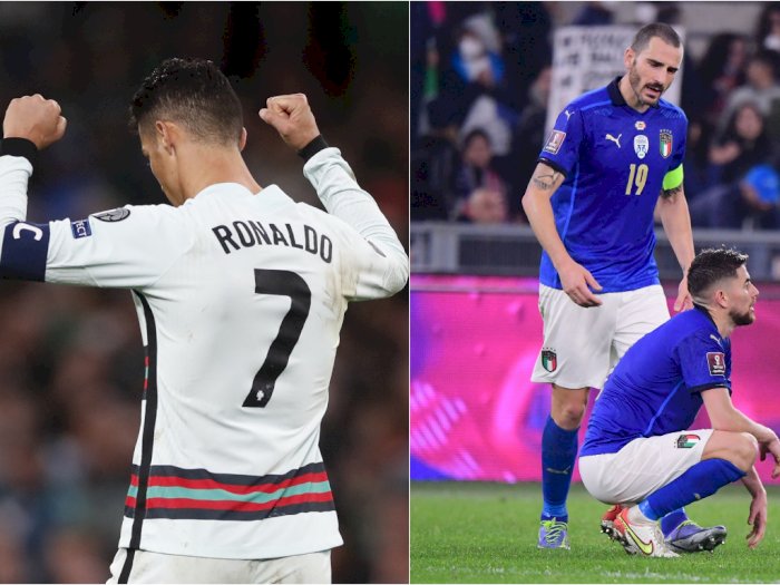 Panas! Portugal dan Italia Satu Grup di Playoff Piala Dunia 2022, Berikut Hasil Undiannya