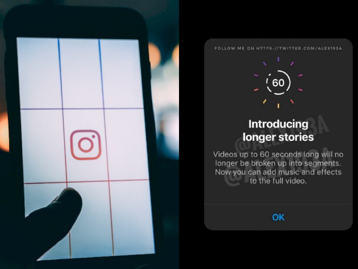 Instagram Stories Mulai Hadirkan Dukungan Durasi Mencapai 60 Detik