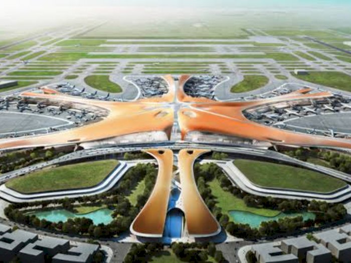Proyek Pembangunan Bandara Terbesar di India Diejek  Netizen China & India, Ini Alasannya
