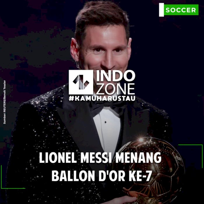 Lionel Messi Menang Ballon d'Or ke-7