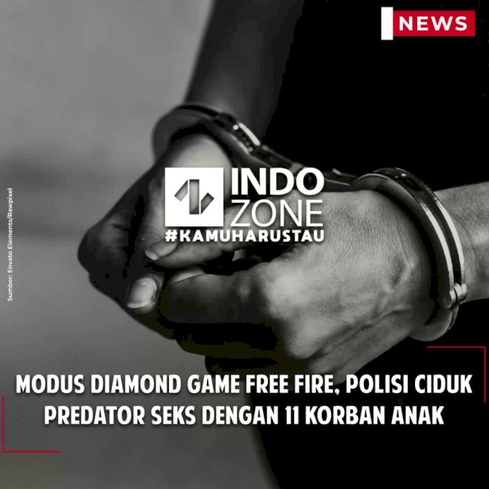 Modus Diamond Game Free Fire, Polisi Ciduk Predator Seks Dengan 11 Korban Anak