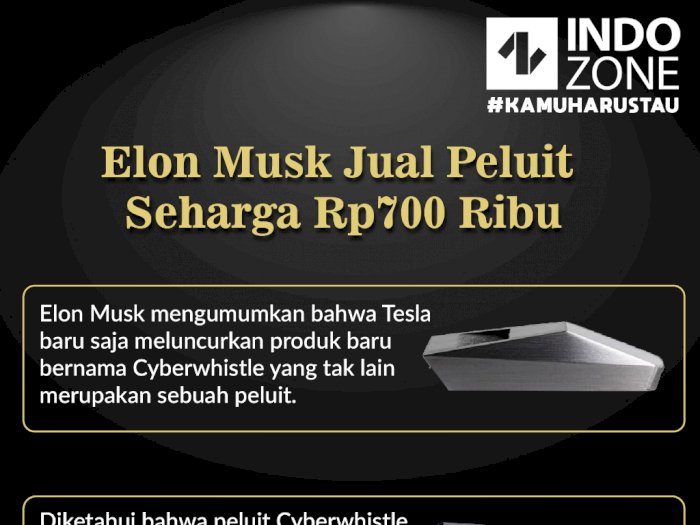 Elon Musk Jual Peluit  Seharga Rp700 Ribu