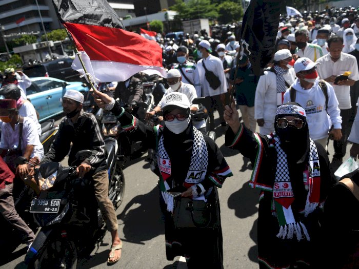 Aksi Reuni 212 di Jakarta, Berikut Foto-fotonya
