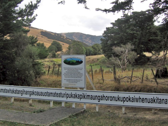  Bukit di Selandia Baru ini Punya Nama yang Terlalu Panjang, Bikin Pendatang Susah Membaca