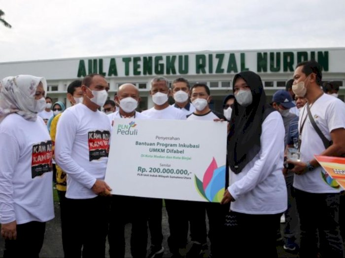 PLN UIW Sumatera Utara Berikan Bantuan Rp200 Juta untuk UMKM, Peringati Hari Disabilitas