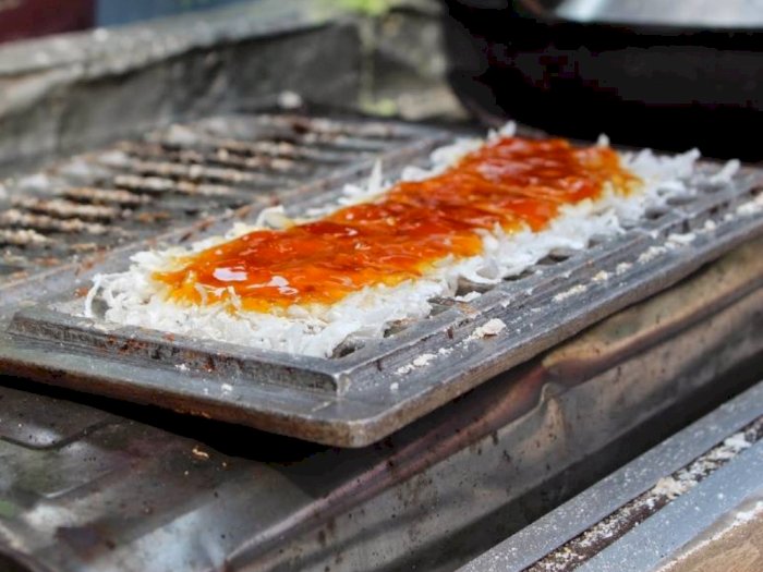 Sagu Rangi, Kue Tradisional Betawi Sajian Gula Merah dengan Potongan Nangka