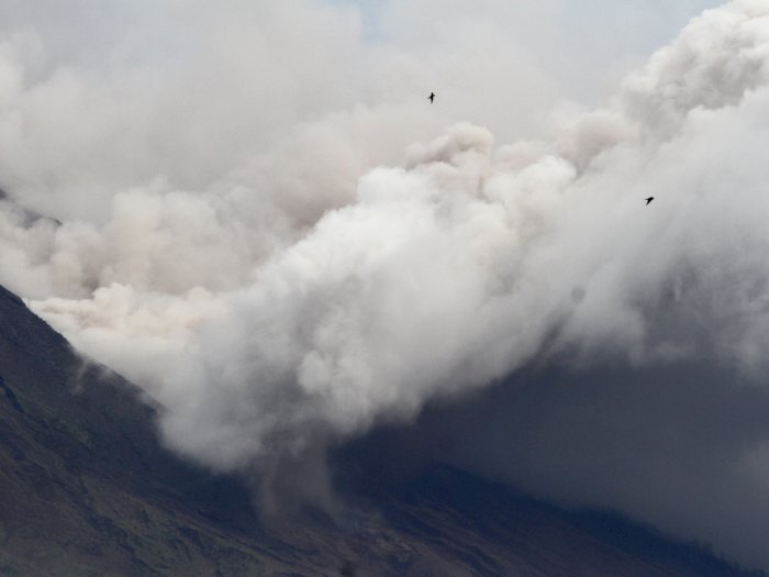 Gunung Semeru Kembali Luncurkan Awan Panas, Ini Foto-fotonya