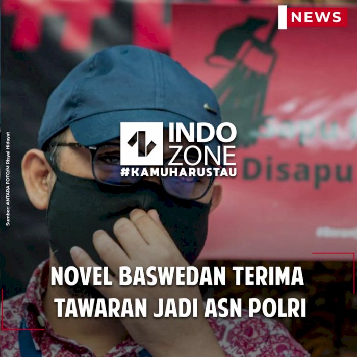 Novel Baswedan Terima Tawaran Jadi ASN Polri