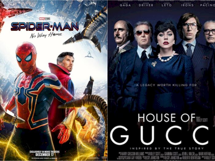 5 Film yang Ditunggu-tunggu di Desember 2021, dari Spiderman Hingga House of Gucci