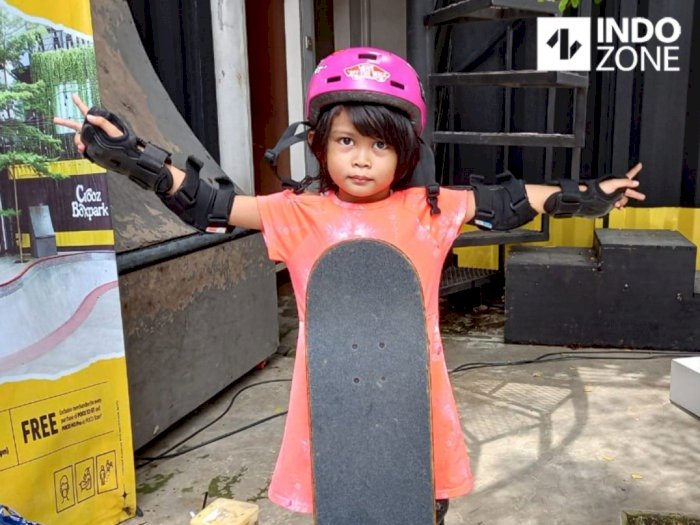 Cerita Alisa, Bocah yang Suka Main Skateboard Sejak Umur 3 Tahun