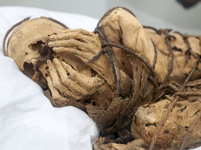 Begini Bentuk Tubuh Manusia 1.200 Tahun Yang Lalu Kini Sudah Jadi Mumi