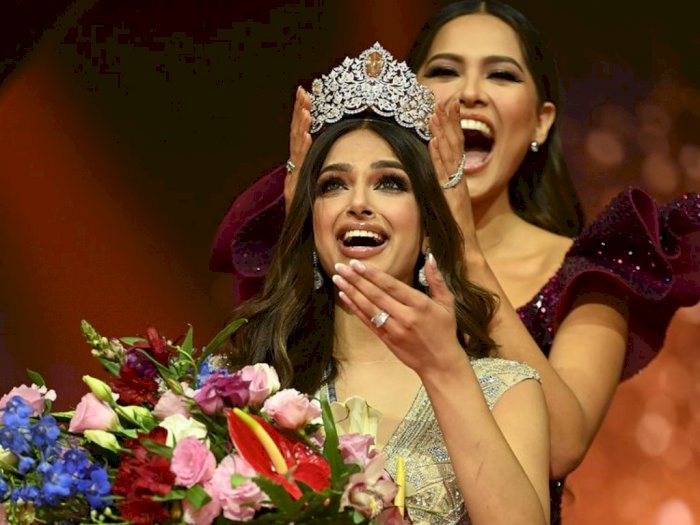 Selamat, Harnaaz Shandu dari India Raih Mahkota Miss Universe 2021