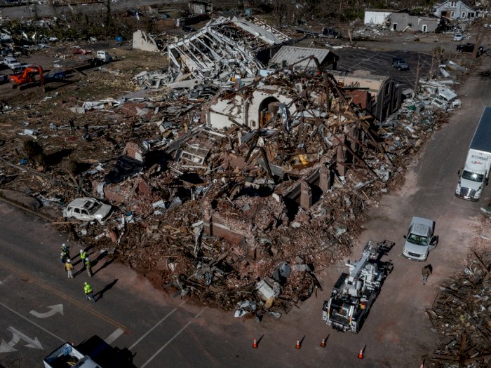 Fakta-Fakta Bencana Tornado di Kentucky AS, Paling Parah dalam Sejarah AS